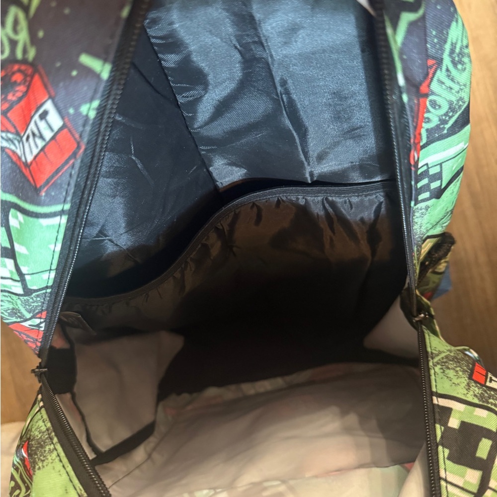 Minecraft Creeper Print Backpack - image 3